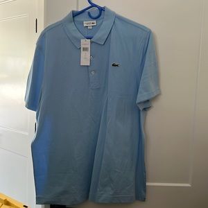 Lacoste Lightweight Knit Polo in Blue 🆕